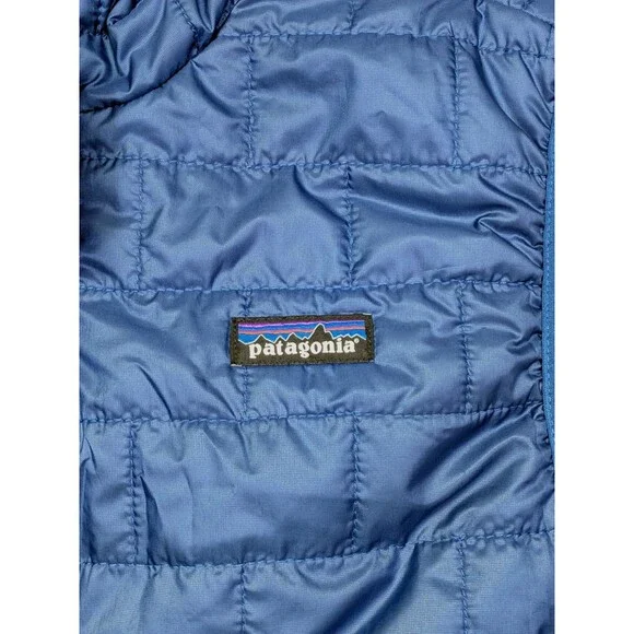 NEW Patagonia Mens Nano Puff Vest Clement Blue Size XL Full Zip - Picture 5 of 10